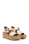 Zodiac Women's Glory Platform Wedge Sandals In White