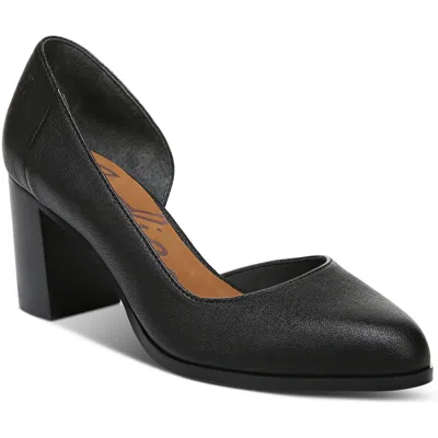 Zodiac Gracie Womens Leather Block D'orsay Heels In Black
