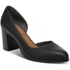 Zodiac Gracie Womens Leather Block D'orsay Heels In Black
