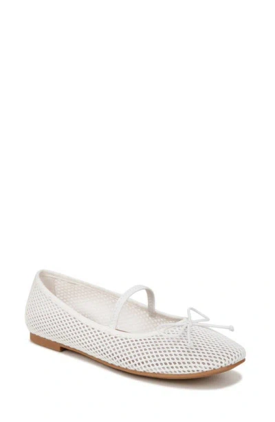 Zodiac Idra Mesh Mary Jane Flat In White