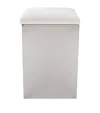 Zodiac Laundry Bin With Closing Seat In Silver