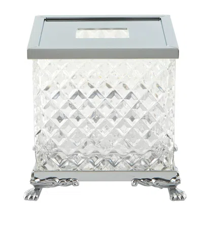 Zodiac Lion Feet Tissue Box In White