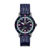 Zodiac Men's Super Sea Wolf Laser Tag Edition Compression Diver Automatic, Gray Stainless Steel Watch In Black