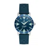 Zodiac Men's Super Sea Wolf Rubber Strap Automatic Watch, 39mm In Blue