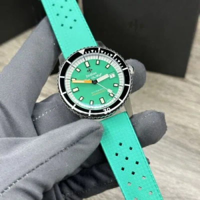 Pre-owned Zodiac New✅swiss Automatic✅  Super Sea Wolf Compression Silicone Men Watch Zo9305