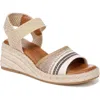 Zodiac Women's Noreen Ankle-strap Espadrille Wedge Sandals In White Multi