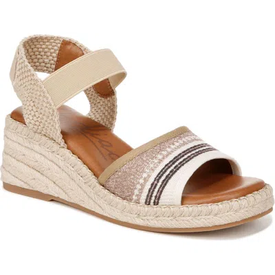 Zodiac Women's Noreen Ankle-strap Espadrille Wedge Sandals In White Multi