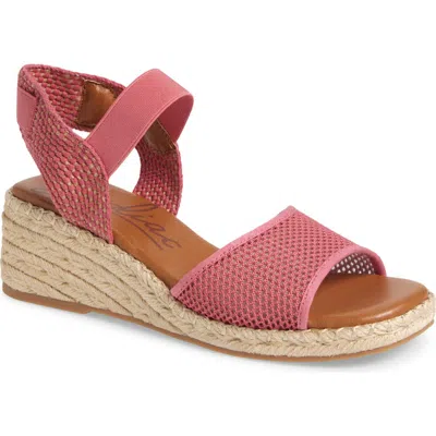 Zodiac Noreen Espadrille Wedge Sandal In Ultra Pink
