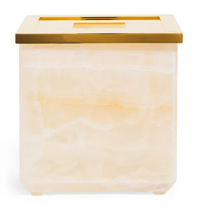 Zodiac Onyx Boutique Tissue Box In Gold