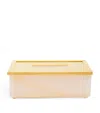 Zodiac Onyx Rectangular Tissue Box In Gold