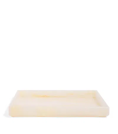 Zodiac Onyx Tray In Gold