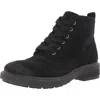 Zodiac Paisle Womens Lugged Sole Combat & Lace-up Boots In Black