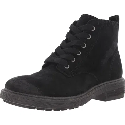 Zodiac Paisle Womens Lugged Sole Combat & Lace-up Boots In Black