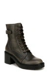 Zodiac Paxon Lace-up Boot In Natural Black Faux Leather