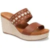 Zodiac Poppy Womens Dressy Leather Platform Sandals In Multi