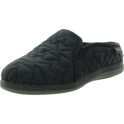 Zodiac Preston Womens Faux Fur Lined Quilted Slide Slippers In Multi
