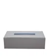 Zodiac Rectangular Chrome Tissue Box In Silver