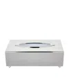Zodiac Rectangular Chrome Tissue Box In Silver