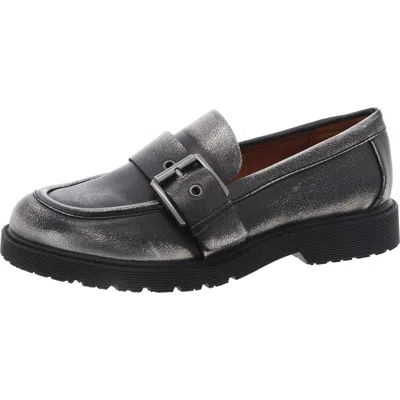 Zodiac Renee Womens Faux Leather Block Heel Loafers In Multi