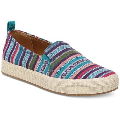 Zodiac Roma Womens Canvas Slip On Loafers In Multi
