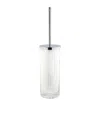 Zodiac Roman Toilet Brush Holder In Silver