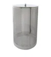 Zodiac Round Laundry Basket In Silver