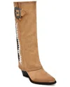 Zodiac Rowena-wings Womens Faux Leather Knee-high Cowboy, Western Boots