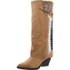 Zodiac Rowena-wings Womens Faux Leather Knee-high Cowboy, Western Boots In Multi