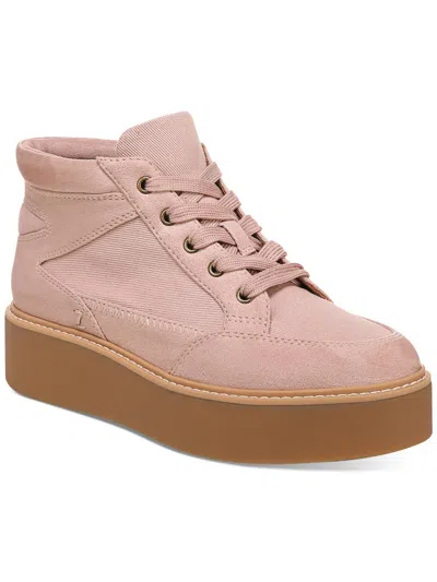 Zodiac Siona Womens Canvas Platform Casual And Fashion Sneakers In Pink