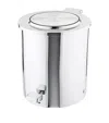 Zodiac Sparkle Bathroom Bin In Silver