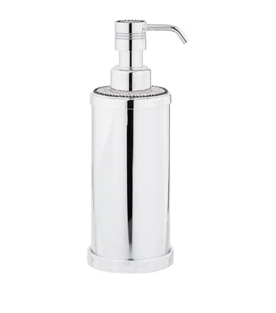 Zodiac Sparkle Soap Dispenser In Silver