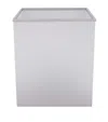 Zodiac Square Chrome Bin In Silver