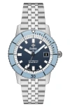 Zodiac Compression Diver Automatic Stainless Steel Watch, 40mm In Silver
