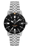 Zodiac Men's Super Sea Wolf Compression Automatic Bracelet Watch, 40mm In Silver
