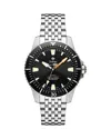 Zodiac Pro-diver Automatic Stainless Steel Watch, 42mm In Black/silver