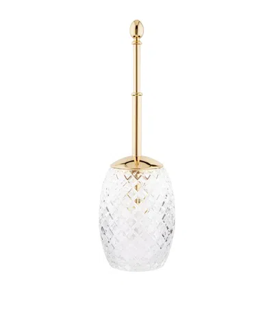 Zodiac Toilet Brush Holder In Clear