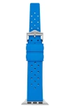Zodiac Tropic Rubber Apple Watch® Watchband In Blue