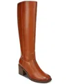 Zodiac Cindy Knee High Boot In Cognac Brown Leather