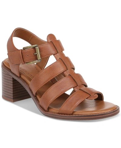 Zodiac Women's Inessa Gladiator Block-heel Sandals In Brown