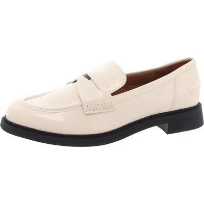Zodiac Womens Faux Leather Penny Loafers In Multi