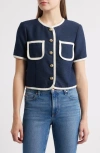 Zoe And Claire Short Sleeve Jacket