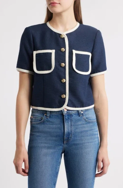 Zoe And Claire Short Sleeve Jacket