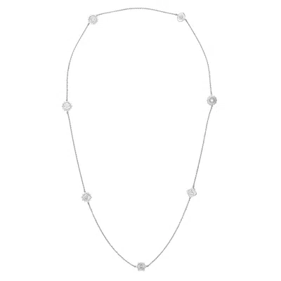 Zoe And Morgan Women's 7 Chakra Necklace Sterling Silver