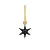 Zoe And Morgan Women's Black / Gold Mini Anahata Black Diamond Single Hoop In Multi