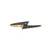 Zoe And Morgan Women's Black / Gold Zap Black Diamond Ring Gold In Multi