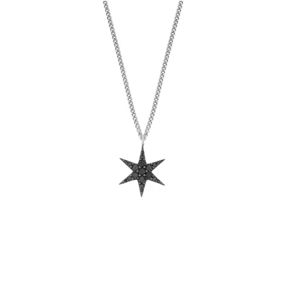 Zoe And Morgan Women's Black / White Anahata Black Diamond Necklace In Multi