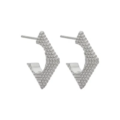 Zoe And Morgan Women's Cusco Hoop Earrings Silver