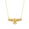 Zoe And Morgan Women's Eagle Necklace Gold