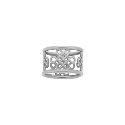 Zoe And Morgan Women's Eternal Ring Silver