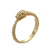 Zoe And Morgan Women's Eternity Snake Gold Ring